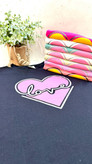 تیشرت نخ پنبه زنانه طرح love